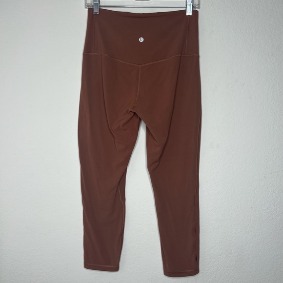 Lululemon Women’s Unlimited High-Rise Crop 23” Ancient Copper Keyhole Leggings - Picture 11 of 15
